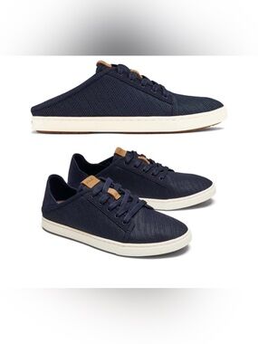 OLUKAI Pehuea Lī Navy Women’s Lightweight Sneakers Sz 10 Summer